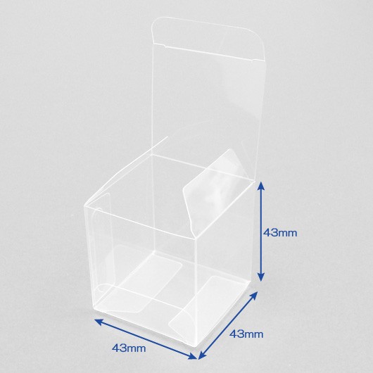 クリアー　キャラメル箱（No.033）ゴルフボールケース【1個入れ】と同じサイズ